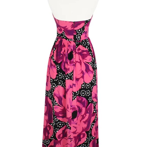 Trashy Diva Summer Love Halter Maxi Dress Polka Dot Rose Size 22 NEW WITH TAGS - Picture 4 of 8